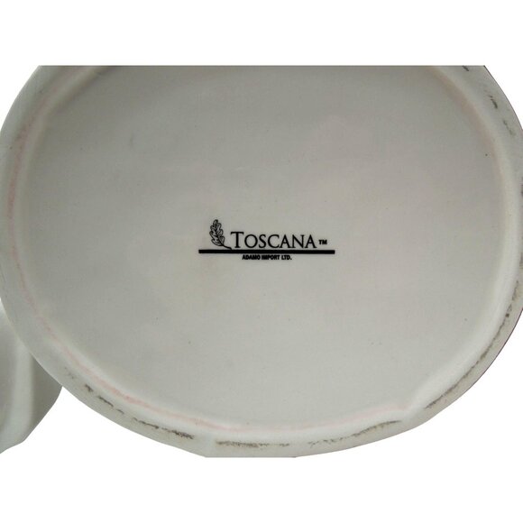 TOSCANA Adamo Ceramic Rooster Cookie Jar Italy Rustic Farmhouse 10" - As Is - Picture 15 of 15